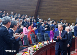 Tổng Bí thư Tô Lâm dự Lễ công bố các Nghị quyết, Quyết định về sáp nhập đơn vị hành chính tại Thành phố Hồ Chí Minh