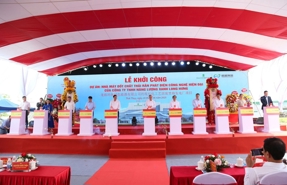 Construction of three major projects kicks off in newly-established province of Hung Yen