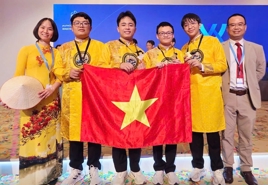 Học sinh Việt Nam giành 4 huy chương vàng tại Kì thi Olympic Hóa học Quốc tế (ICHO)