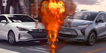 Xe điện hay xe xăng dễ bốc cháy hơn?