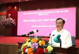 Ban Chấp hành Đảng bộ thành phố Hà Nội khóa XVII cho ý kiến về 6 nội dung quan trọng