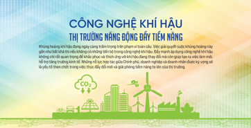 Công nghệ khí hậu: Thị trường năng động đầy tiềm năng