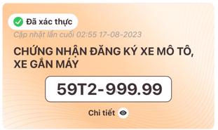 Người dân được đăng ký, bấm biển số xe qua VNeID