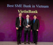 VietinBank lần thứ 4 liên tiếp trở thành Ngân hàng SME tốt nhất Việt Nam