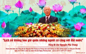 Tổng Bí thư Nguyễn Phú Trọng với công tác tri ân người có công với cách mạng