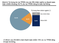 190 nghìn tỷ đồng trái phiếu chậm thanh toán, chủ yếu là bất động sản