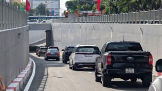 Thông xe dự án hầm chui Trần Quốc Hoàn - Cộng Hòa kết nối nhà ga T3 sân bay Tân Sơn Nhất