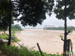 Sập cầu Phong Châu tại Phú Thọ 