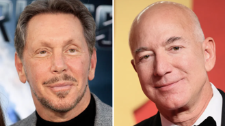 Nhà sáng lập Oracle chớp nhoáng chiếm ngôi giàu thứ hai thế giới của Jeff Bezos