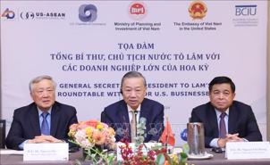 Tổng Bí thư, Chủ tịch nước mong doanh nghiệp Mỹ tiếp tục nỗ lực để trở thành nhà đầu tư lớn nhất tại Việt Nam