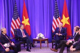 Vietnamese top leader meets US President in New York