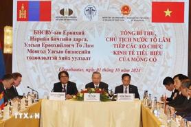 Top leader meets with Mongolian economic representatives