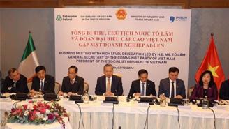 Vietnam encourages more Irish investment: Top leader