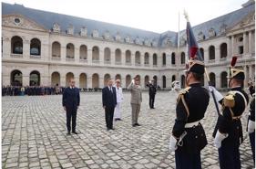 Top leader starts official visit to France