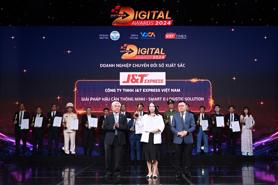 J&T Express tiếp tục được vinh danh tại “Vietnam Digital Awards 2024” nhờ nỗ lực bền bỉ trong chuyển đổi số