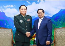 PM receives Vice Chairman of China's Central Military Commission