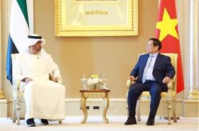 PM hosts a reception for UAE Minister of Industry and Advanced Technology