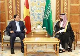 PM holds talks with Saudi Arabian counterpart