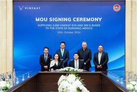 VinFast signs MoU with Mexico’s Durango Drivers' Union for green public transport transition
