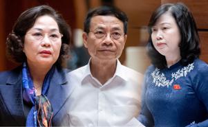 Quốc hội bắt đầu chất vấn 3 Bộ trưởng, trưởng ngành: Ngân hàng, Y tế, Thông tin và Truyền thông