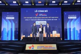 Fubon Life Việt Nam: Top 10 nơi làm việc tốt nhất và Top 500 nhà tuyển dụng hàng đầu Việt Nam năm 2024