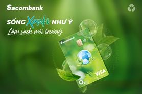 Ra mắt thẻ Sacombank Visa Platinum O2 hướng đến tiêu dùng xanh