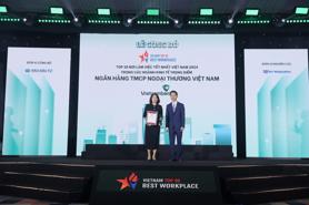 Vietcombank dẫn đầu toàn diện danh sách bình chọn nhà tuyển dụng được ưa thích và nơi làm việc tốt nhất năm 2024