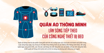 Quần áo thông minh - Làn sóng tiếp theo của công nghệ thiết bị đeo