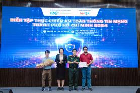 Trao chứng nhận diễn tập thực chiến an toàn thông tin mạng năm 2024