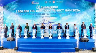  Năm đầu tiên Tân cảng Hải Phòng đón 1.500.000 TEU