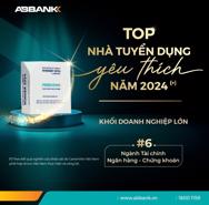 ABBANK được bình chọn Top nhà tuyển dụng được yêu thích nhất 2024