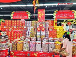 Sức mua hàng Tết “nóng” dần lên tại nhiều hệ thống bán lẻ