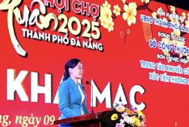 Hơn 250 gian hàng tham gia Hội chợ Xuân thành phố Đà Nẵng 2025