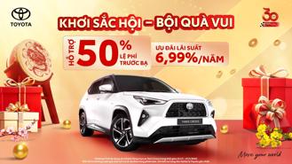 Chỉ còn hơn 10 ngày nhận ưu đãi 50% thuế trước bạ khi mua Yaris Cross 