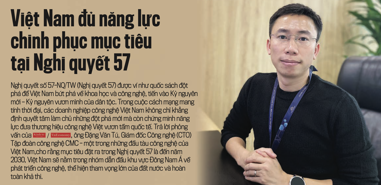 Việt Nam đủ năng lực chinh phục mục tiêu tại Nghị quyết 57