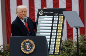 Ông Trump áp thuế quan đối ứng từ 10% lên hơn 180 nền kinh tế, Việt Nam chịu 46%