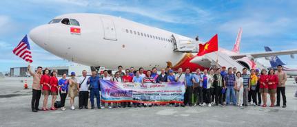 Chuyến bay kết nối kỳ vọng tăng cường hợp tác thương mại và đầu tư Việt - Mỹ