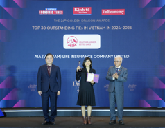 AIA Vietnam honored at the Golden Dragon Awards 2025