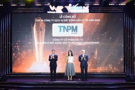 TNPM lọt Top 10 công ty dịch vụ bất động sản uy tín năm 2025