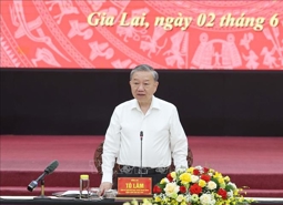 Tổng Bí thư Tô Lâm: Sau hợp nhất, tỉnh Gia Lai (mới) không chỉ lớn về quy mô mà còn mạnh về năng lực cạnh tranh