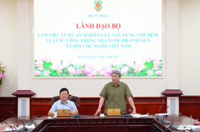 Hoàn thiện chính sách, làm rõ chức năng, nhiệm vụ, quyền hạn của luật sư công
