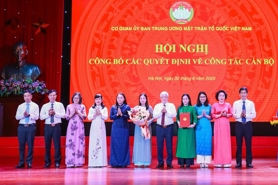 Sau sắp xếp, Ủy ban Trung ương MTTQ Việt Nam có 19 ban, đơn vị