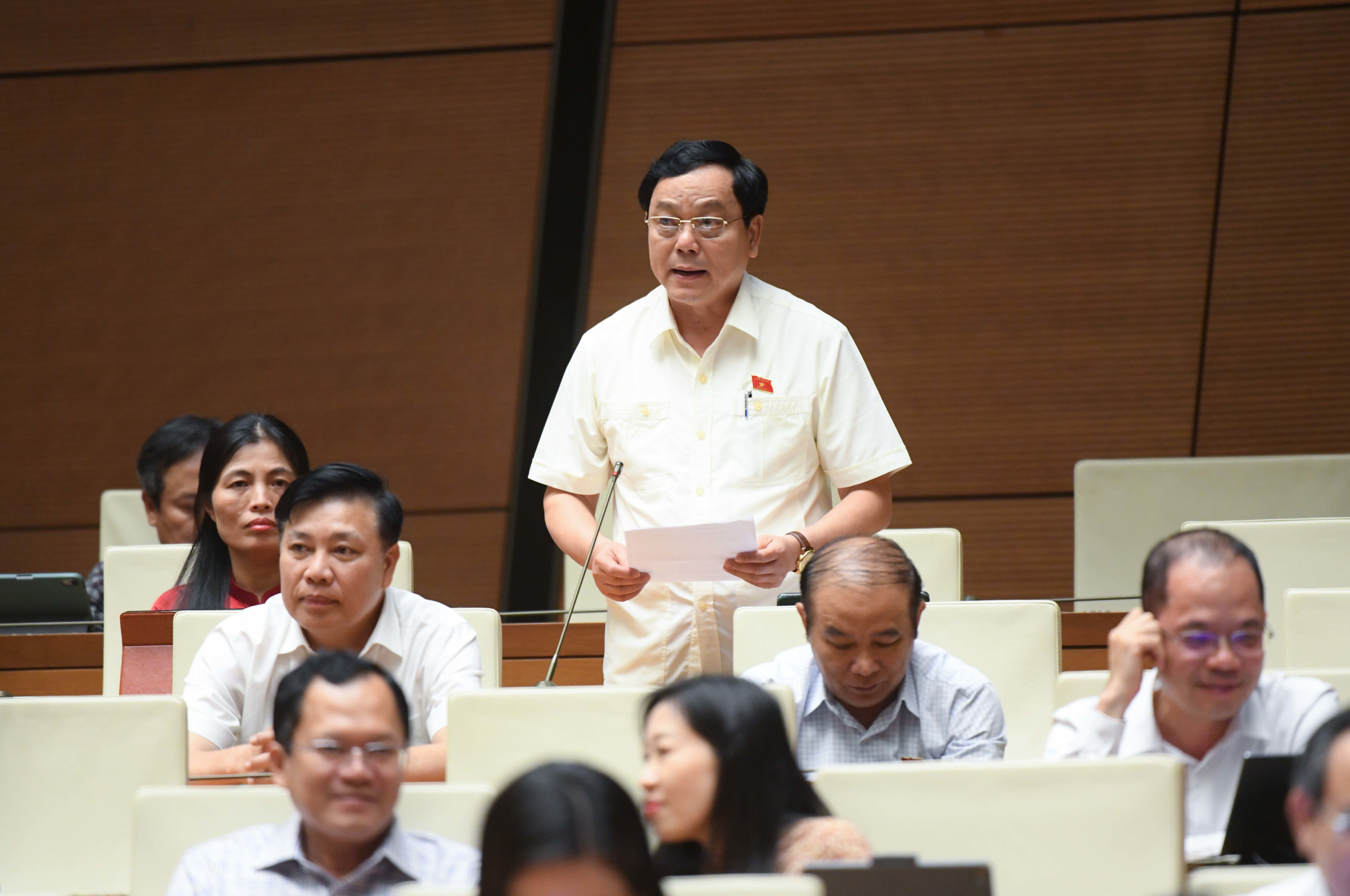 Đại biểu Ho&agrave;ng Đức Thắng, ĐBQH tỉnh Quảng Trị. Ảnh: Quochoi.vn.