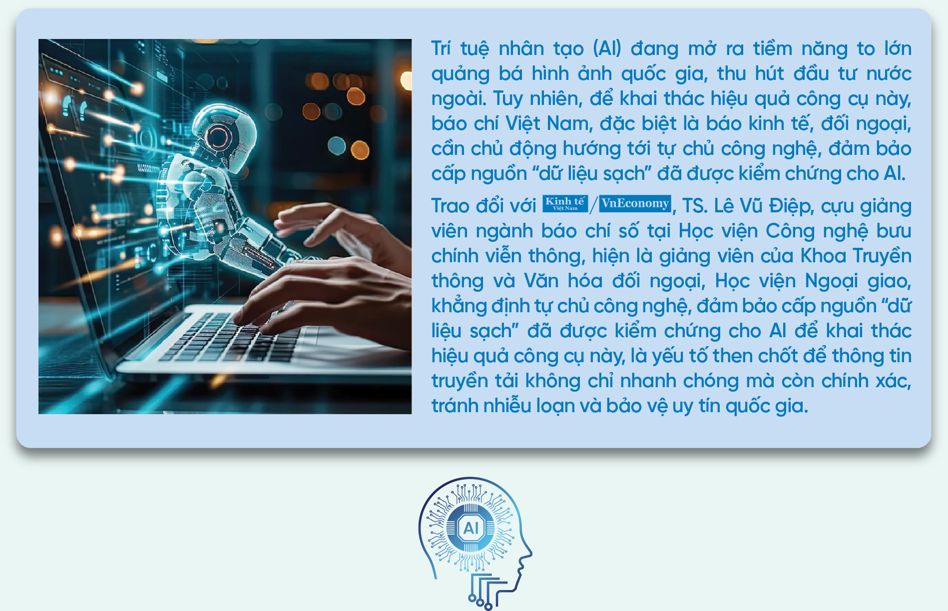 Thu hút đầu tư và quảng bá Việt Nam bằng AI: Báo chí cần tự chủ công nghệ, cấp “dữ liệu sạch” cho AI - Ảnh 2