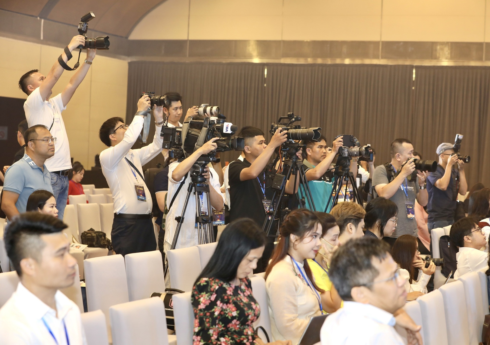 Diễn đ&agrave;n B&aacute;o ch&iacute; to&agrave;n quốc lần thứ hai năm 2025 l&agrave; một điểm nhấn quan trọng trong chuỗi sự kiện mừng 100 năm B&aacute;o ch&iacute; C&aacute;ch mạng Việt Nam. Ảnh: Việt Dũng