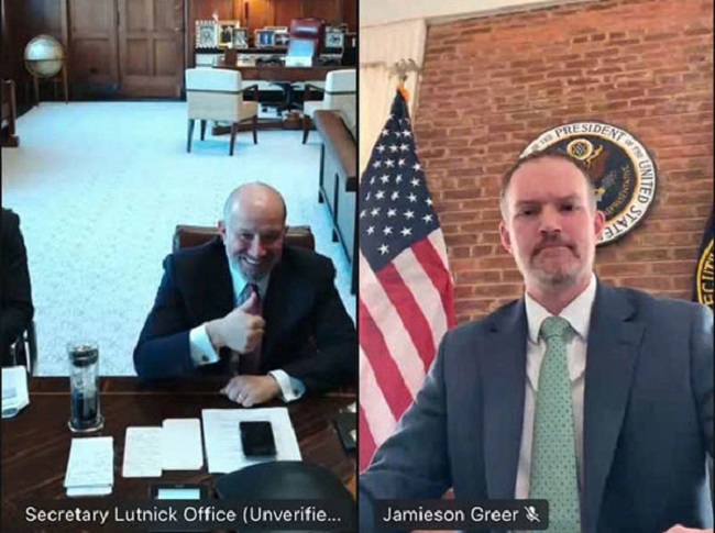 Bộ trưởng Lutnick v&agrave; Đại sứ Greer mong muốn&nbsp;hướng đến một thỏa thuận ph&ugrave; hợp với lợi &iacute;ch hai nước.