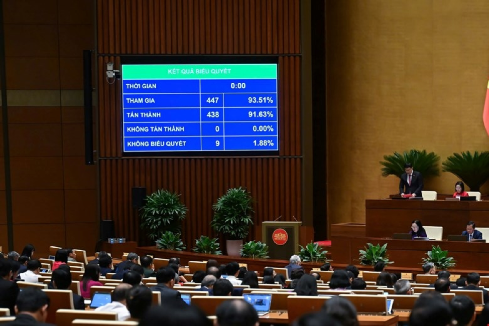 Quốc hội thông qua Nghị quyết về Trung tâm tài chính quốc tế tại Việt Nam.
