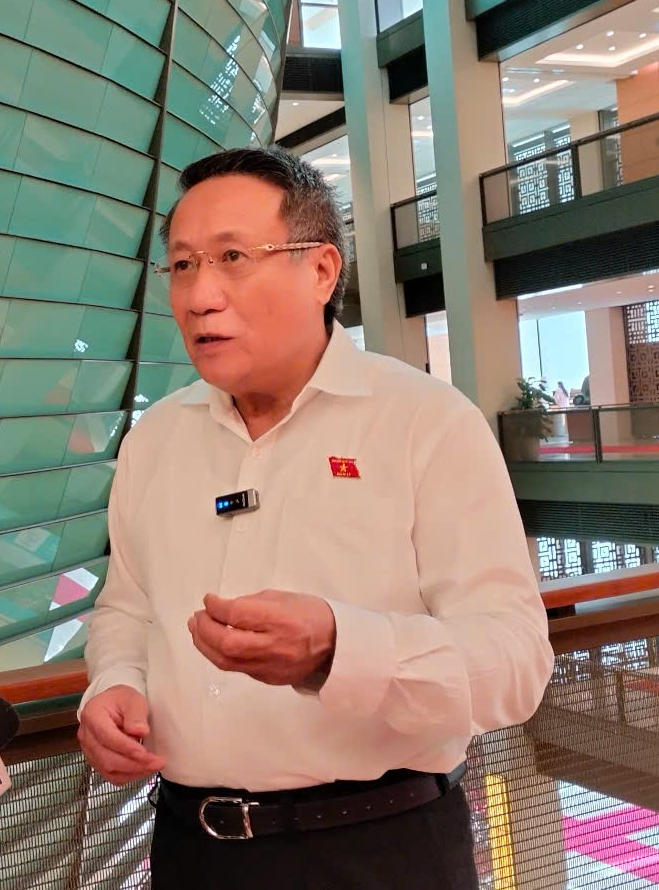 Đại biểu H&agrave; Sỹ Đồng, đo&agrave;n Quảng Trị.