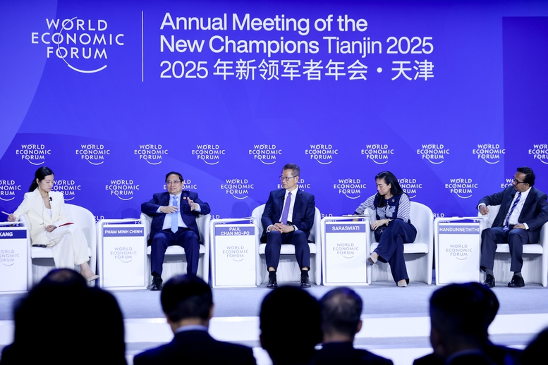 Thủ tướng phát biểu tại phiên thảo luận - Ảnh: VGP