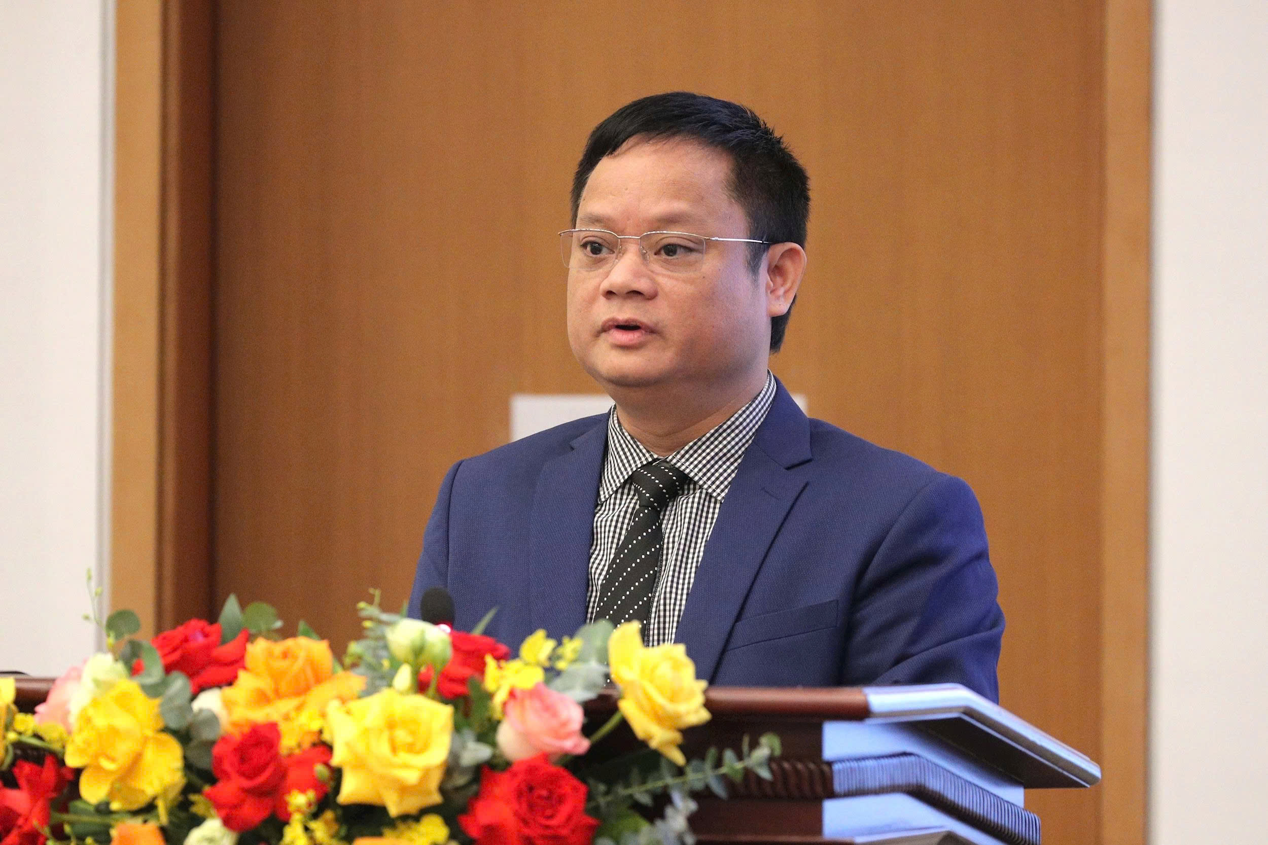 Ph&oacute; Chủ nhiệm Văn ph&ograve;ng Quốc hội Vũ Minh Tuấn th&ocirc;ng tin về kết quả kỳ họp.